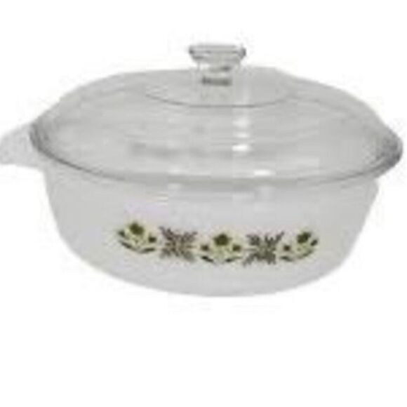 Anchor Hocking Vintage 2 Quart Fire King Casserole Serving Dish Milk White - Picture 1 of 10